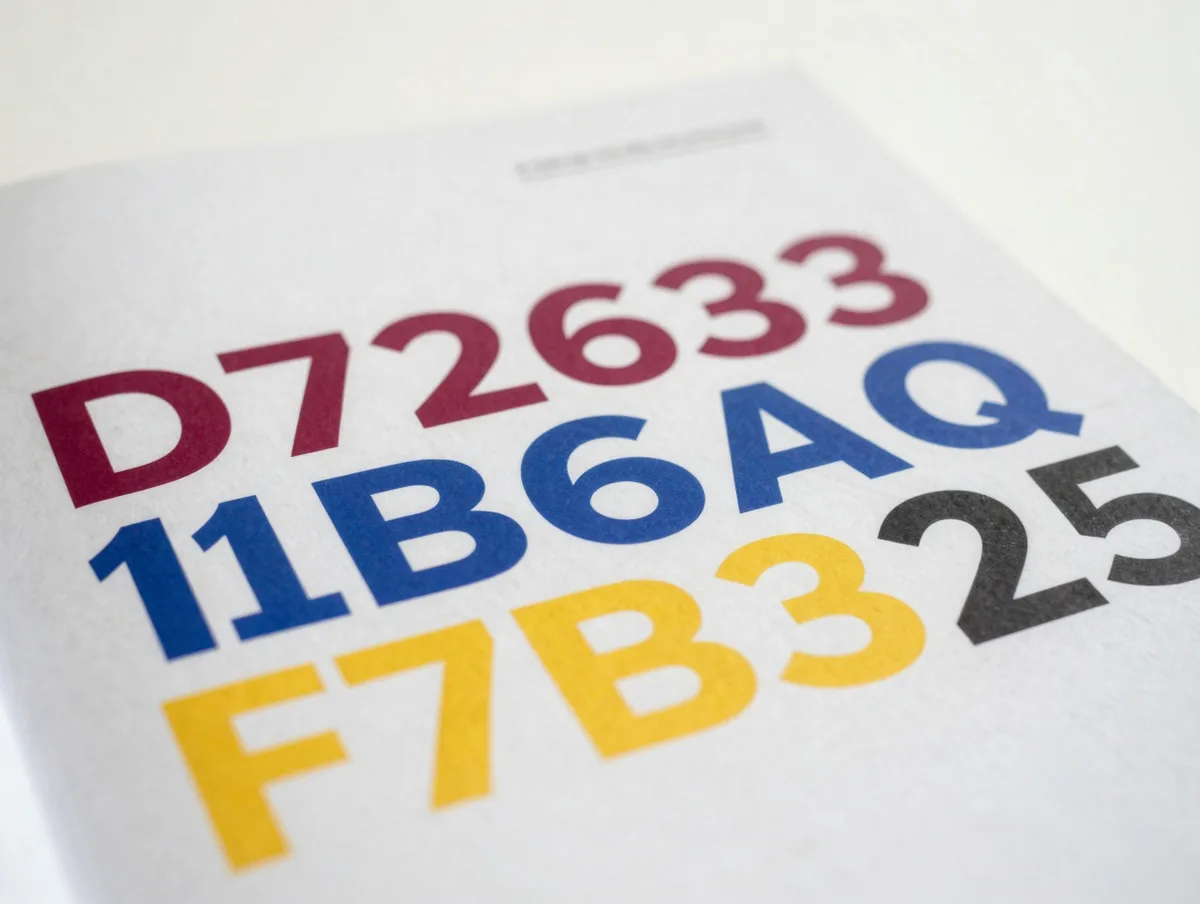 An elegant editorial magazine spread with bold modernist typography, primary colors