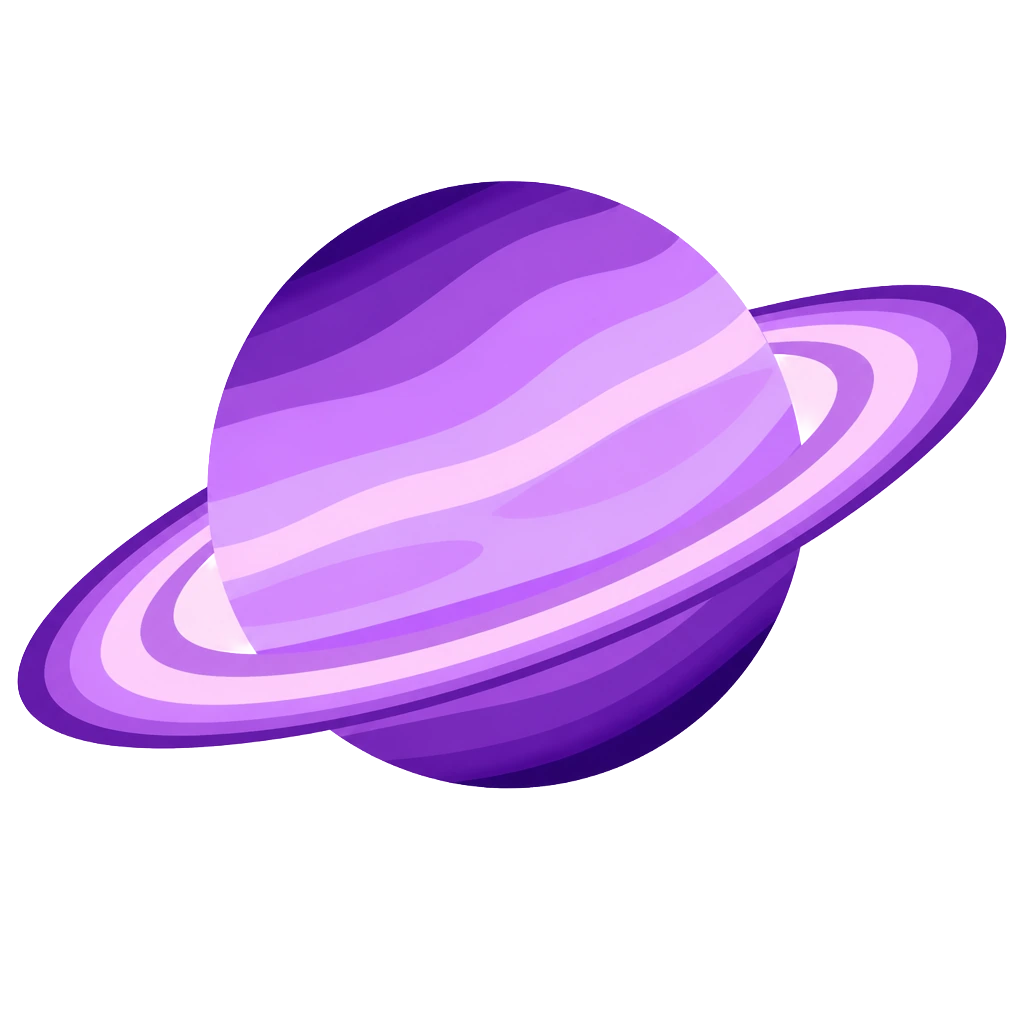 Model of a ringed gas giant planet